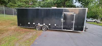 2020 UNEX 8'x28' Mobile Laundry Trailer