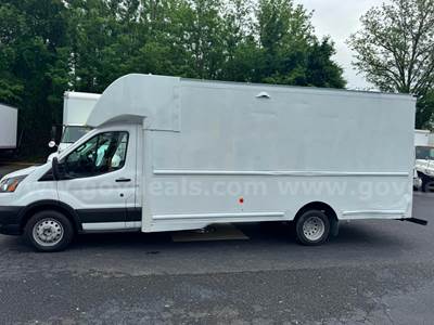 2021 FORD TRANSIT T350 STEPVAN, LOW MILE PARCEL DELIVERY VAN