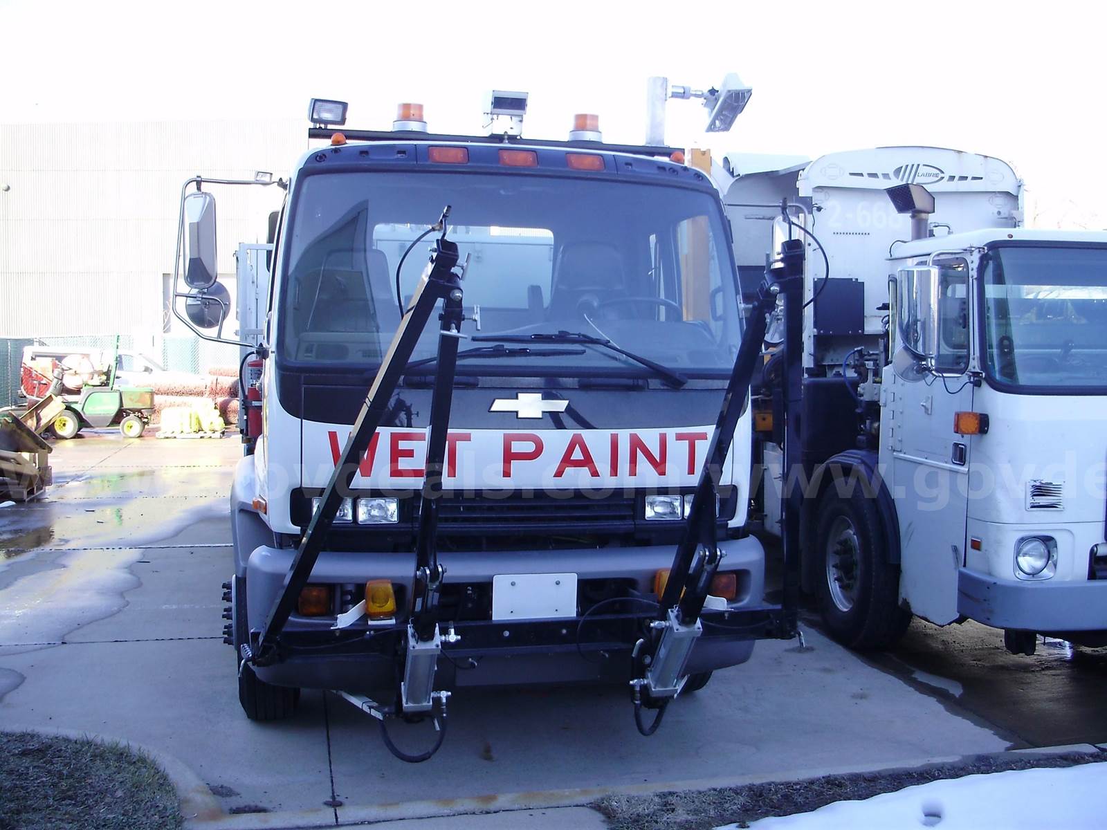 2004 Chevrolet T8500 Striping Truck For Sale, 39,672 Miles Cedar