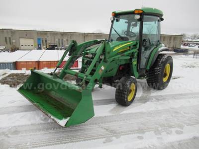 2008 John Deere 4720 Tractor w/ Loader, Plow, and Accessories