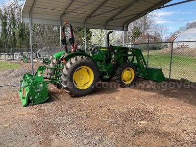 2017 John Deere 5045E Tractor w/ Attachments
