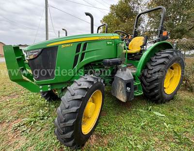 2020 John Deere 5090E Farm Tractor, OROPS, MFWD.  Good operating condition.