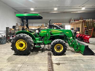 2007 John Deere 542 Tractor w/ Loader & Forks