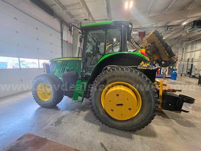 2020 John Deere 6130M Tractor with Diamond Boom Mower
