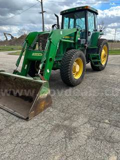 John Deere 7610 with Legends Loader & Pallet Forks