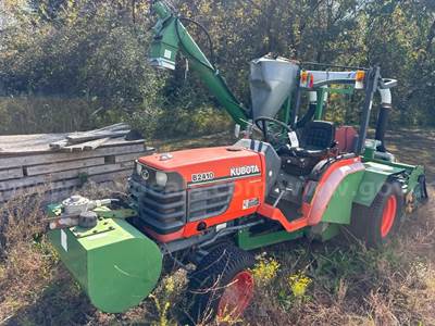 2008 Kubota Diesel b2410 4x4 Tractor Good Running Under 600 Hours