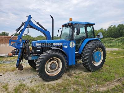 1995 New Holland 8240 Tractor with Mowing Equipment
