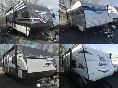 19 Lots: Variety of Travel Trailers (Gulfstream, Forest River, Jayco, and more)
