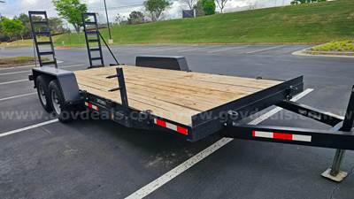 2024 Elite 18ft 10,000lb GVWR Tandem Axle Trailer.