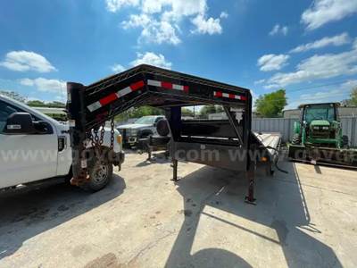 2021 Gooseneck Trailer, 2001 Parker Utility Trailer, & 2002 Red Ewald Trailer