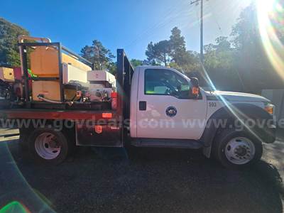 2015 Ford F-450 SD Conventional Cab w/ US JET Skid – 4,000 PSI, 350-Gal Water Tank, 800' Hose