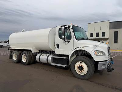 2016 Freightliner Ledwell 4,000 Gallon Water Tank Truck