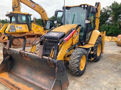 2021 Caterpillar 428 4WD Loader Backhoe