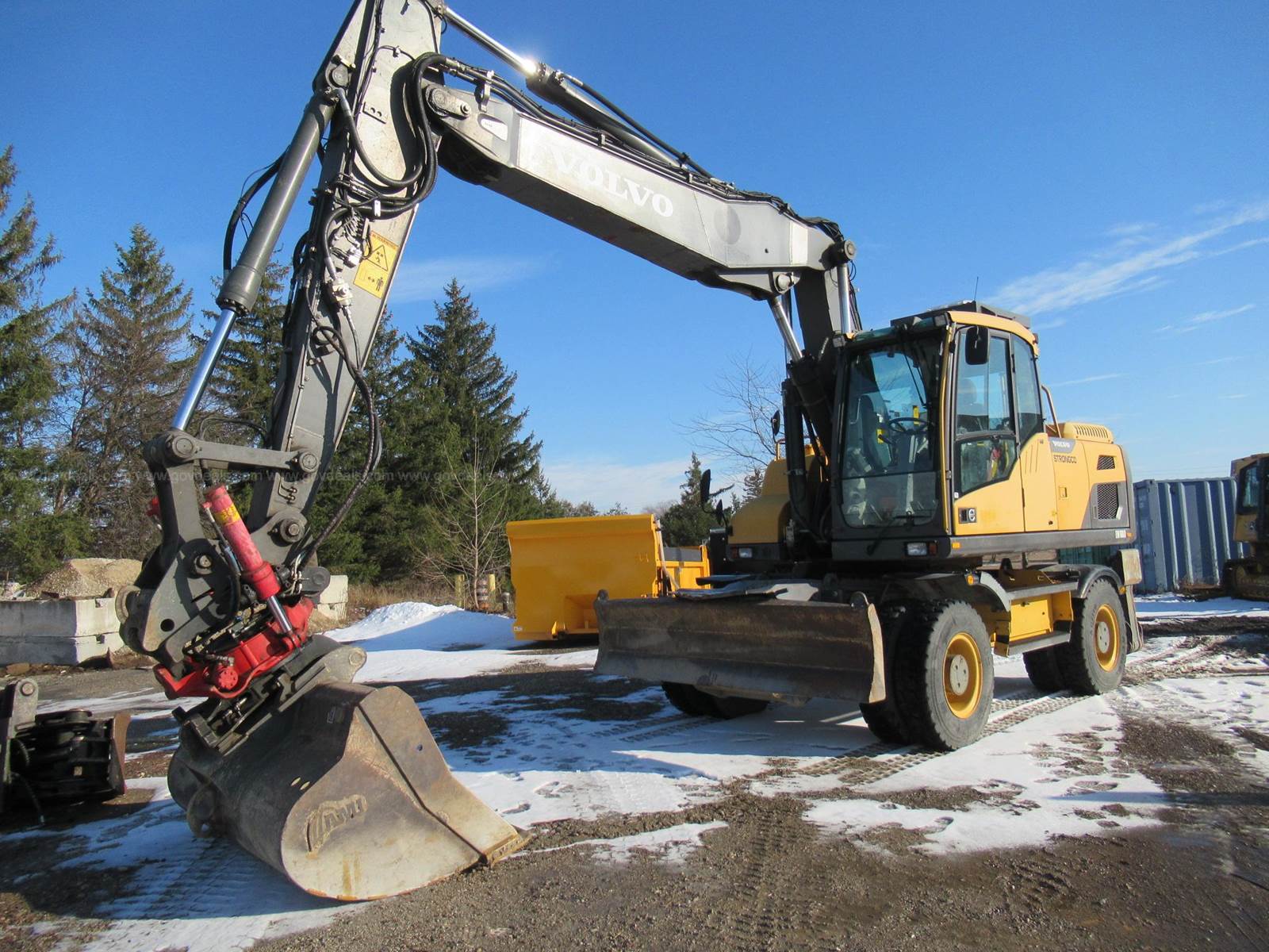 2013 Volvo EW180D Wheeled Excavator For Sale, 5,183 Hours Guelph, ON