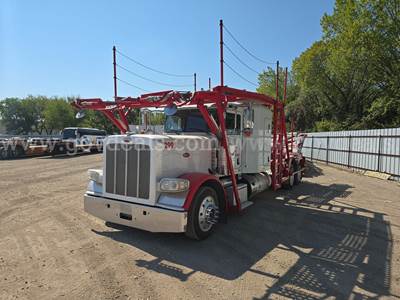 2019 Peterbilt 389 T/A Cottrell NexGen Stinger Sleeper 9- Car Hauler