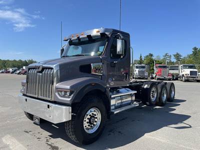 Western Star 47X Tri Axle Cab & Chassis Truck - Detroit, 525HP, Automatic