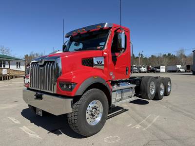 Western Star 47X Tri Axle Cab & Chassis Truck - Detroit, 525HP, Automatic