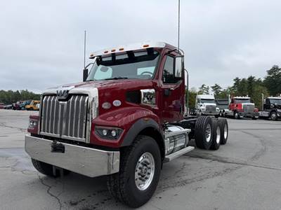 Western Star 47X Tri Axle Cab & Chassis Truck - Detroit, 525HP, Automatic