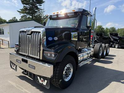 Western Star 49X Tri Axle Cab & Chassis Truck - Detroit, 455HP, Manual