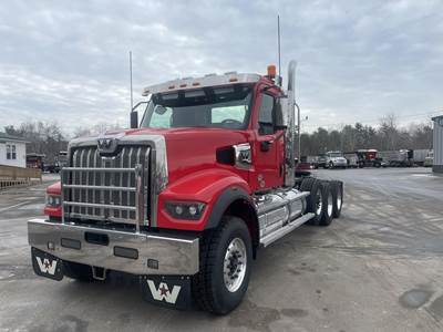 Western Star 49X Tri Axle Day Cab Truck - Detroit, 18 Speed Manual