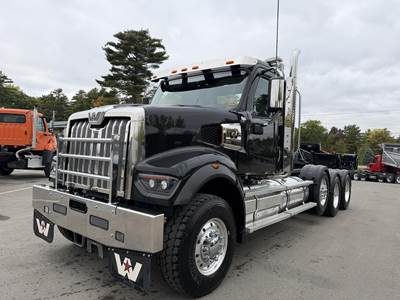 Western Star 49X Tri Axle Day Cab Truck - Detroit 600HP, 18 Speed Manual