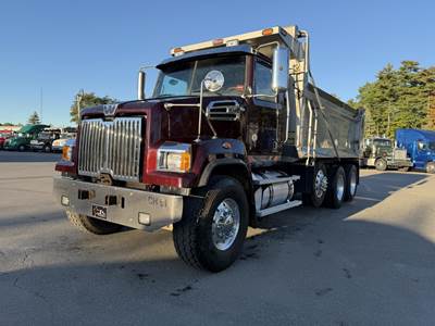 Western Star 4700 Tri Axle Dump Truck - Detroit, 6 Speed Allison Rds Automatic