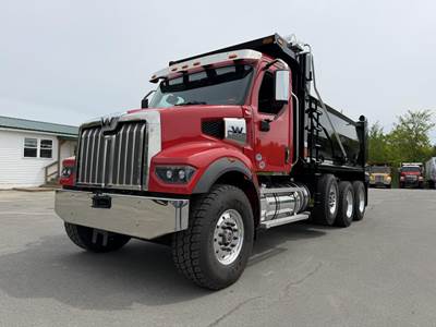 Western Star 47X Tri Axle Dump Truck - Detroit 525HP, Automatic