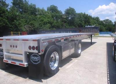 MAC Road Warrior 48x102 Aluminum Flatbed Trailer - Spring, Spread Axle