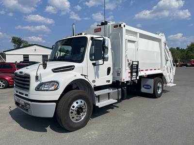 Freightliner M2 106 Single Axle Garbage Truck - Cummins, 300HP, Automatic