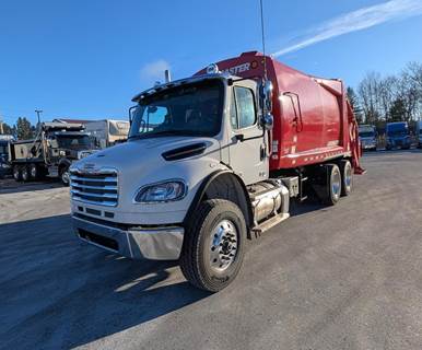 Freightliner M2 106 Tandem Axle Garbage Truck - Cummins, 360HP