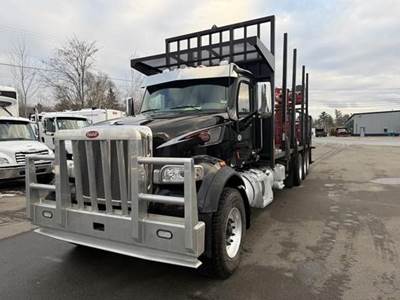 Peterbilt 567 Logging Truck - Cummins, 565HP, 18 Speed Manual