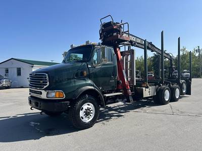 Sterling LT9500 Tri Axle Logging Truck - Mercedes-Benz, 460HP, Manual