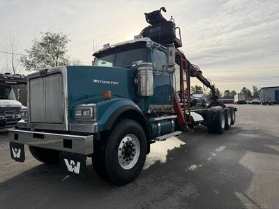 Western Star 4900FA Tandem Axle Logging Truck - Detroit, 500HP, 8Ll Manual