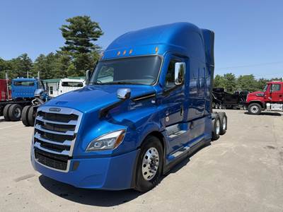 Freightliner Cascadia 126 Sleeper Semi Truck - Raised Roof Sleeper, Detroit 455HP, 12 Speed Dt12 Amt