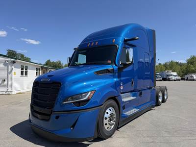 Freightliner Cascadia 126 Sleeper Semi Truck - Raised Roof Sleeper, Detroit 455HP, 12 Speed Dt12 Amt