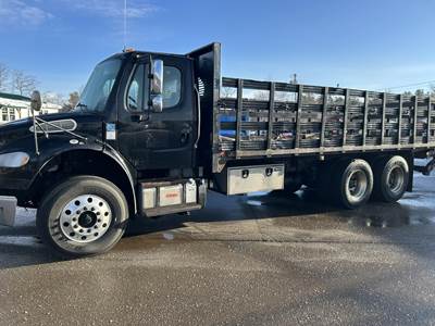 Freightliner M2 106 Tandem Axle Stake Bed Truck - 350HP, Automatic