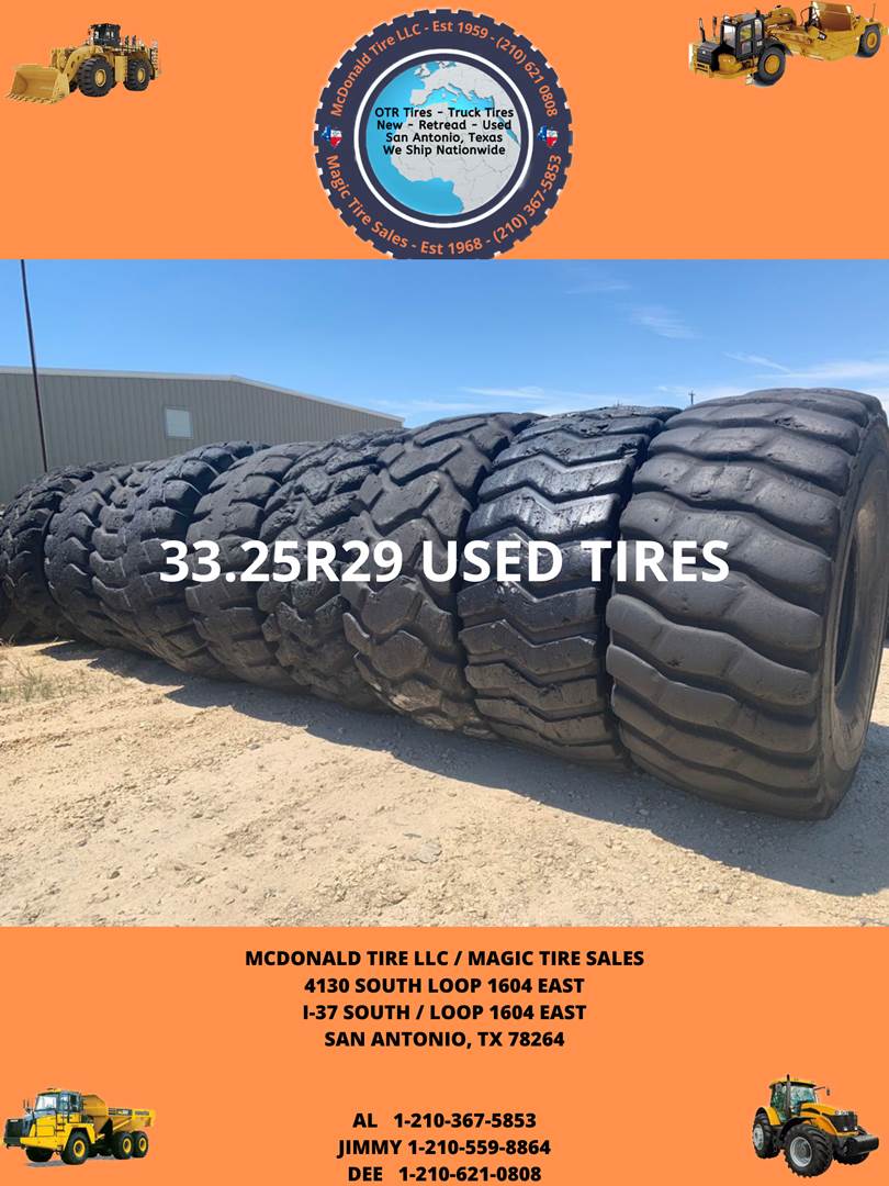 33 25r29 Used Tires For Sale San Antonio Tx 10781259 Mylittlesalesman Com