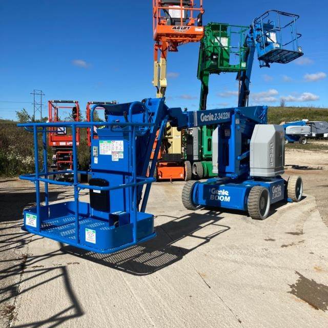 2014 Genie Z34/22N Articulating Boom Lift For Sale, 395 Hours