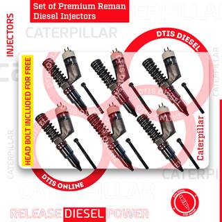 10R0957 (3406E) – 6 INJECTORS SET – $1,500.00 + $1,200.00 CORE FREE SHIPPING IN ALL ORDERS