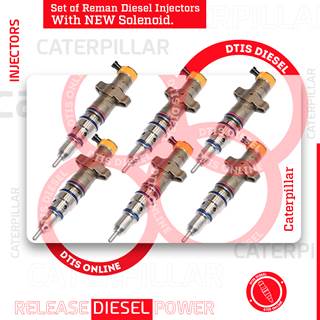 10R7221 – 6 INJECTORS SET  – $1,800.00 + $1,200.00 CORE FREE SHIPPING IN ALL ORDERS