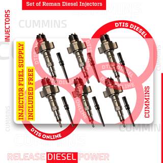 2872765 ISL- 6 INJECTORS SET – $2,100.00 + $900.00 CORE FREE SHIPPING IN ALL ORDERS