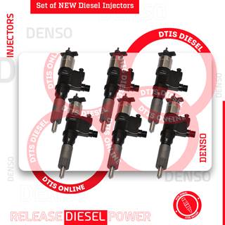 0950006395 4HK1 NEW OUTRIGHT DAP USA – 6 INJECTORS SET – $2,100.00 FREE SHIPPING IN ALL ORDERS
