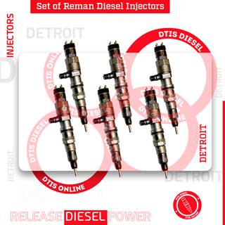 0445120540 – 6 INJECTORS SET – $1,800.00 + $600.00 CORE FREE SHIPPING IN ALL ORDERS