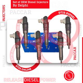 1825900 OEM BY DELPHI MX13 & MX10 – 6 INJECTOR SET – $4500.00+$1,200.00 CORE CHARGE FREE SHIPPING IN ALL ORDERS