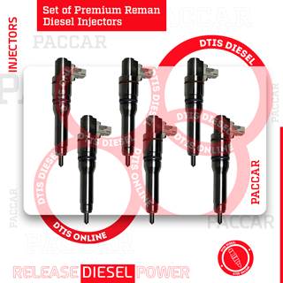 1972591 SET OF PREMIUM REMAN DIESEL INJECTORS MX13 & MX10 – 6 INJECTORS SET – $1,800.00 + $1,200.00 CORE FREE SHIPPING IN ALL ORDERS