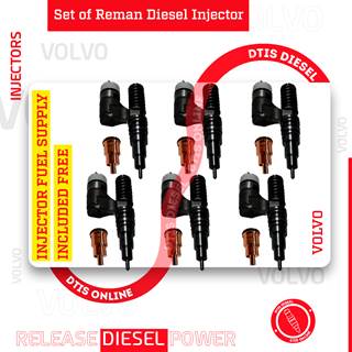 EX631006 D12 OLD STYLE DIESEL INJECTOR – $2,100.00+$1,200.00 – 6 INJECTORS SET – CORE CHARGE FREE SHIPPING IN ALL ORDERS