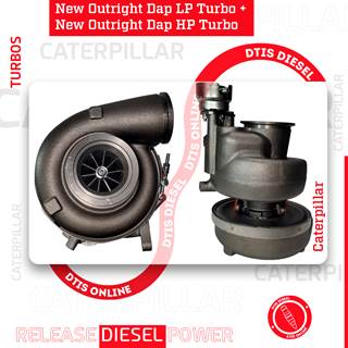 C13 10R2028 CATERPILLAR TWIN TURBO LOW PRESSURE 2004-2007 + NEW OUTRIGHT DAP C13 10R2862 CATERPILLAR TWIN TURBO HIGH PRESSURE 2004-2007 $2,800.00