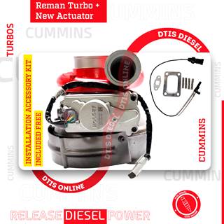 CUMMINS 6.7 REBUILT TURBO 2881708RX (2007-2012) HE300VG/HE351VE –$2,465.00+$600.00 CORE  NEW CALIBRATED ACTUATOR & INSTALLATION ACCESSORY KIT INCLUDED