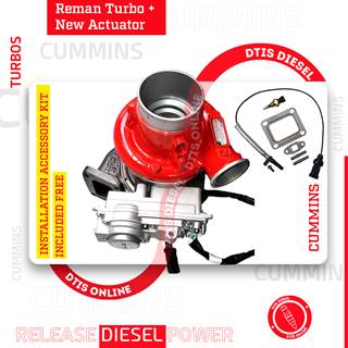 CUMMINS ISX12 2882110NX HE400VG/HE431VE REBUILT TURBO DIESEL $2,465.00+$600.00 COREDEPOSIT NEW CALIBRATED ACTUATOR&INSTALLATION ACCESSORY KIT INCLUDED