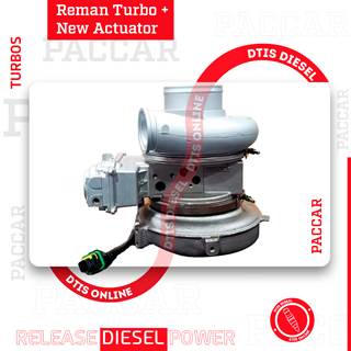 TURBO PACCAR HE531VE 2842125 1831156 $2900 + $600 CORE DEPOSIT WITH NEW ACTUATOR